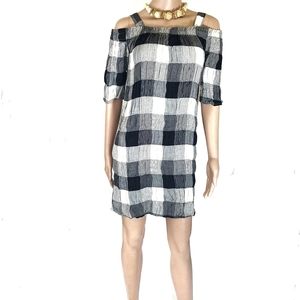 4OUR Dreamers Womens Off-the-Shoulder Strap Dress